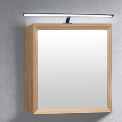 Contemporary Metal LED Wall Sconce Acrylic Shade Damp-proof  Modern Bathroom Vanity Lighting