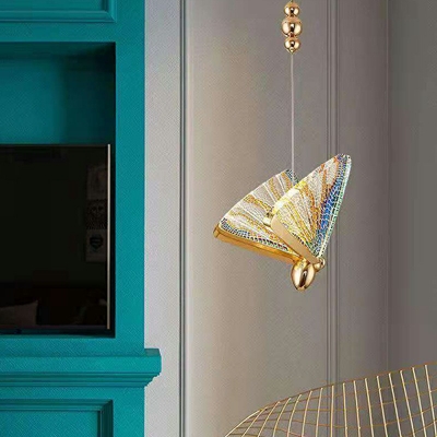 LED Butterfly Hanging Pendant Lights Modern Minimalism Ceiling Suspension Lamp for Dinning Room