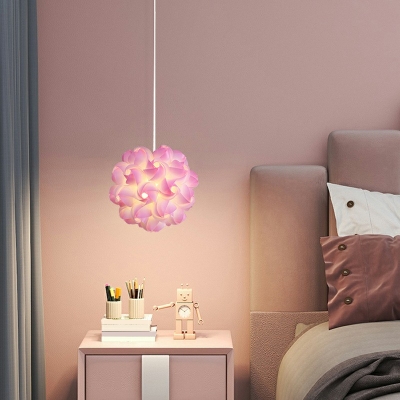 LED Contemporary Ceiling Light Simple Nordic Pendant Light Flower Shape for Living Room