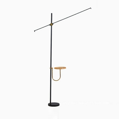 LED Minimalist Style Line Floor Lamp Wrought Iron Floor Lamp for Living Room Bedroom and Study