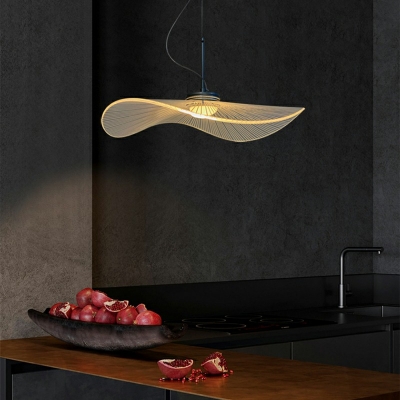 LED Nordic Postmodern Style Simple Single Chandelier Acrylic Material Pendant Light