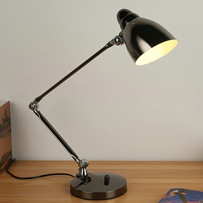 Metal Long Arm Folding Business Office Learning Reading Modern Table Lamp Nightstand Lamp