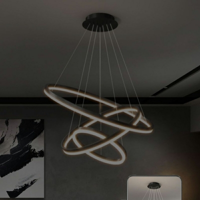 Modern Minimalist Atmosphere Ring Pendant Light Fixture Bedroom Dining Room Chandelier Lighting Fixtures