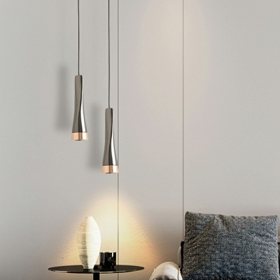 Modern Pendant Light Fixtures Minimalism Metal Suspension Pendant for Bedroom