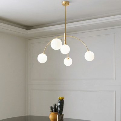 Sputnik Chandelier Lighting Fixtures Modern Minimalism Hanging Ceiling Lights for Living Room