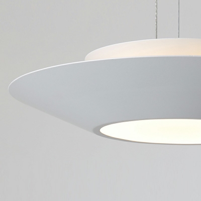 1-Light Pendant Ceiling Lights Minimalist Style Geometric Shape Metal Hanging Light Kit