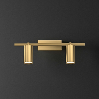 2/3 Lights Modern Wall Sconce Brass Led Bathroom Vanity Lighting