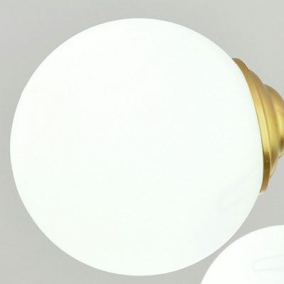 Contemporary Sputnik Chandelier Lamp Glass Gold  Chandelier Light