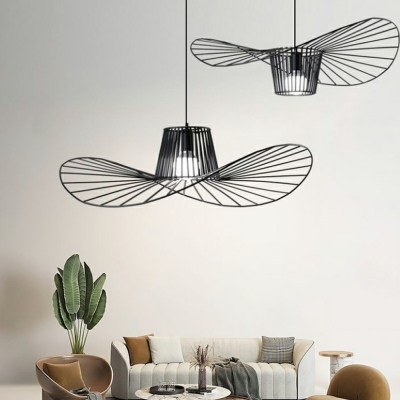 Metal Cage Pendant Lighting Fixtures Industrial Hanging Lamps for Dinning Room