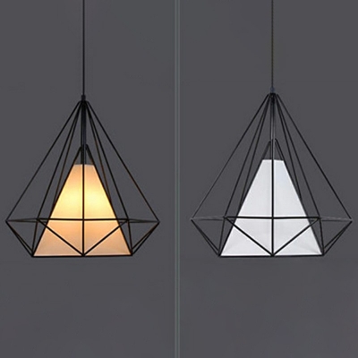 Metal Cone Down Lighting Pendant Modern Simplicity Hanging Ceiling Light for Living Room