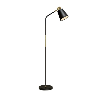 Modern Style Macaron Floor Lamp 1 Light Metal Floor Lamp for Bedroom