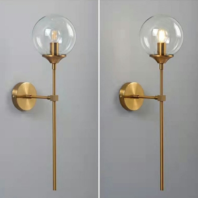 Wall Light Sconces Modern Style Glass Wall Sconce Lighting  for Bedroom