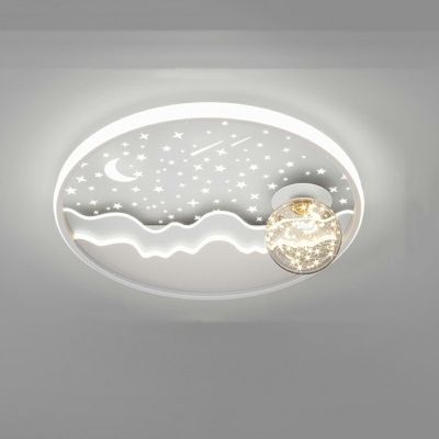 Flush Mount Lighting Contemporary Style Acrylic Flushmount for Living Room