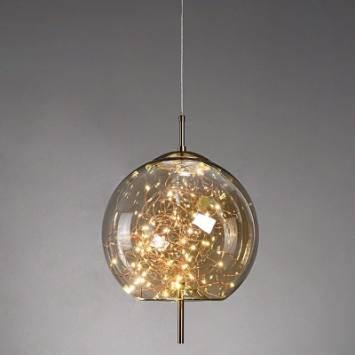Light Luxury Art Stars Glass Single head Hanging Light Fixtures Hanging Ceiling Lights