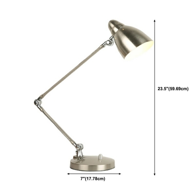 Metal Long Arm Folding Business Office Learning Reading Modern Table Lamp Nightstand Lamp