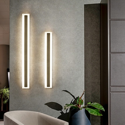 Modern Rectangular Post-modern Wall Lighting Fixtures Creative Metal Wall Sconce Lights