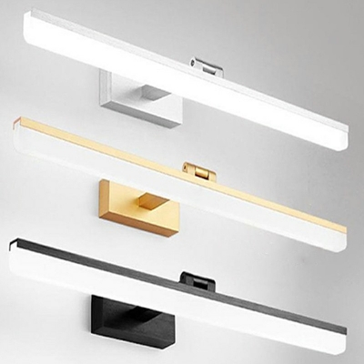 Modernism Swing Arm Led Bathroom Lighting  Aluminum Led Lights for Vanity Mirror