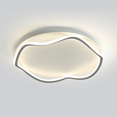 Nordic Creative Ceiling light Round Metal Flush Mount Ceiling Light for Living Room