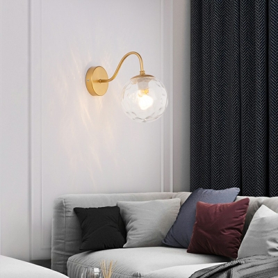 Wall Light Fixture Modern Style Glass Wall Sconce Lights For Living Room