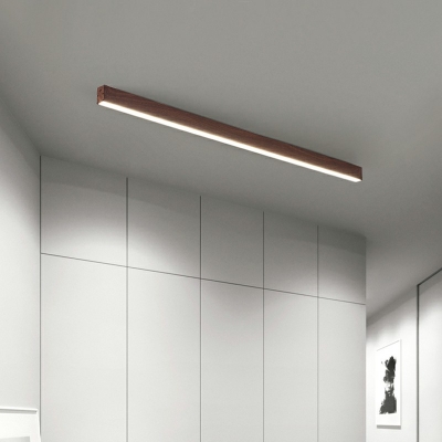 Designer Linear Flush Mount Ceiling Light Fixtures Acrylic Ceiling Mounted Light