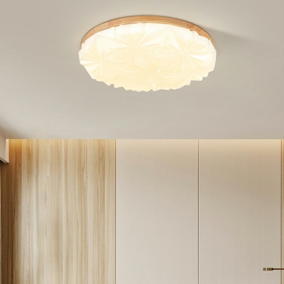 Macaron Flush Mount Ceiling Light Fixtures Wood Flush Mount Ceiling Lamp