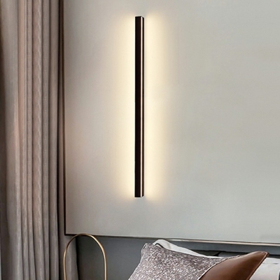 Minimalist Style Line Wall Sconces Wrought Iron Wall  Lamp for Living Room and Study