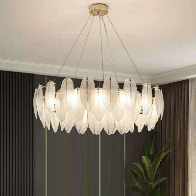 Traditional Hanging Chandelier American Style Multi Pendant Light for Living Room