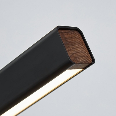 Black Linear Shape Island Lighting LED 1.6