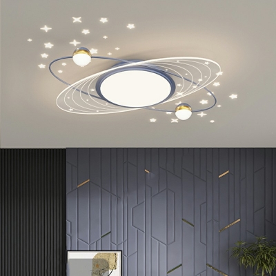 Flushmount Modern Style Acrylic Flush Light Fixtures for Living Room