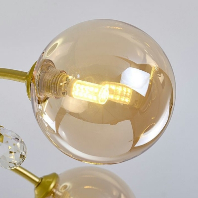 Glass Ball Shade Pendant Lighting Fixtures 11.8