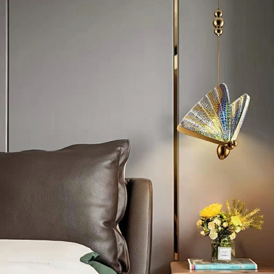 LED Butterfly Hanging Pendant Lights Modern Minimalism Ceiling Suspension Lamp for Dinning Room