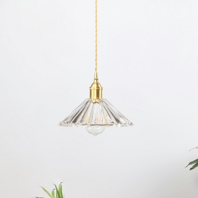 Modern Retro Hanging Ceiling Lights Brass Glass Minimalist Hanging Light Fixtures