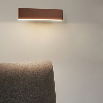 Modern Wall Sconce Lighting Linear Shape Metal LED Wall Mount Light Fixture