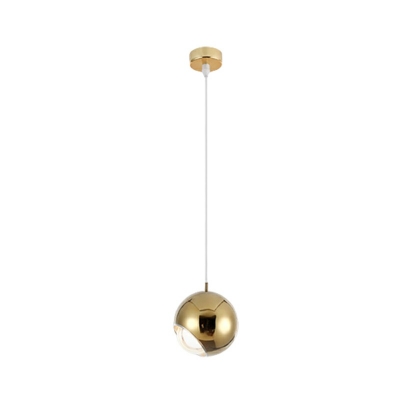 Postmodern Style Pendant Metal 1 Light Hanging Lamp for Dining Room