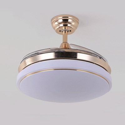 Contemporary Acrylic Ceiling Fan Light LED Light for Living Room