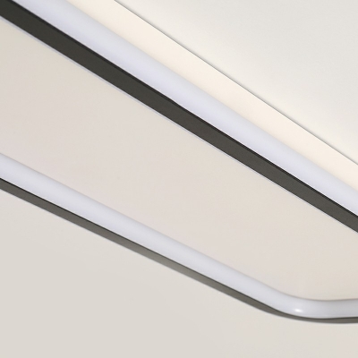Contemporary Flush Mount Ceiling Light Fixture Rectangular Ceiling Light Fan Fixtures