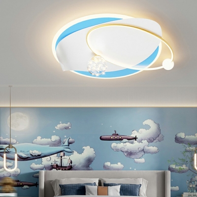 Flush Light Contemporary Style Acrylic Flush Mount Lamps for Living Room