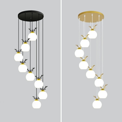 Antler Long Line Luxury Hanging Light Fixtures Individual Design Hanging Ceiling Lights