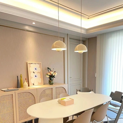 Macaron Metal Hanging Light Fixtures Modern Nordic Suspension Pendant for Living Room