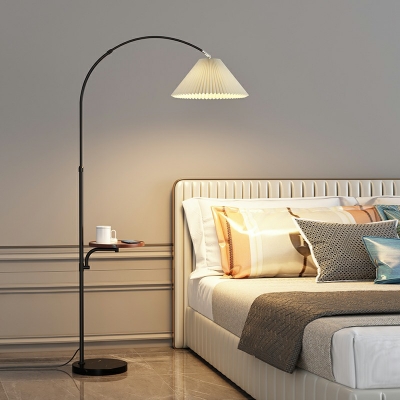 Modern Fabric Floor Lamp Down Lighting for Living Room and Bedroom