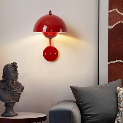 Modern Metal Flush Mount Wall Sconce Minimalist Wall Sconce Lighting for Living Room
