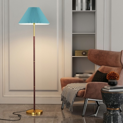 Contemporary Fabric Floor Lamp E27 Lighting for Living Room