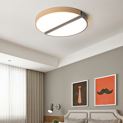 Contemporary Led Ceiling Mounted Light Bedroom Flush Mount Light