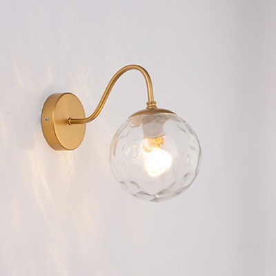 Wall Light Fixture Modern Style Glass Wall Sconce Lights For Living Room