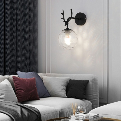 Wall Lighting Ideas Modern Style Glass Wall Sconce Lights For Living Room