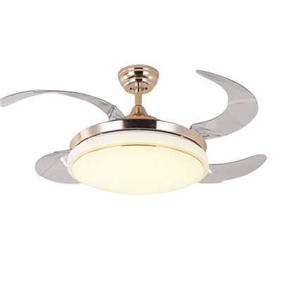 Contemporary Acrylic Ceiling Fan Light LED Light for Living Room