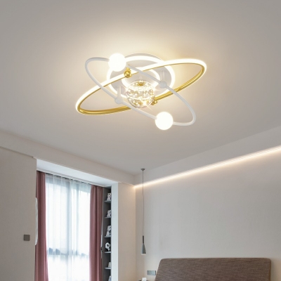 Contemporary LED Flushmount Lighting Metal Ceiling Flush Mount for Living Room