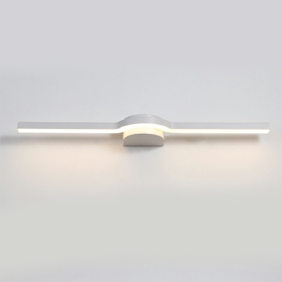 Nordic Style Strip Wall Light Simple Iron Wall Lamp for Bathroom