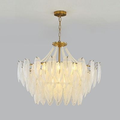 Pendant Lighting Contemporary Style Glass Hanging Ceiling Light for Living Room