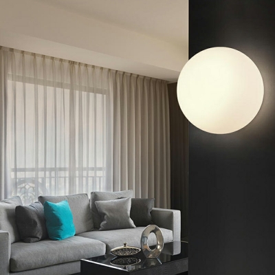 Simple Modern Bedroom Lamps Personality White Wall Light Sconce Wall Lighting Fixtures